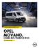 CONSUMENTENPRIJSLIJST OPEL MOVANO. COMBI, BUS, TRABUS & WAV.