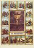 14 iconen van het lijden, het sterven en de opstanding van Christus in de parochiekerk.