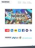 Narrowcasting. NORISK Signage. Webapplicatie. Ook wel: digital signage of digital out of home (DOOH)