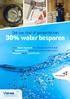 30% water besparen. Ook uw stad of gemeente kan
