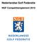 Nederlandse Golf Federatie. NGF Competitiereglement 2010