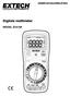 GEBRUIKSAANWIJZING. Digitale multimeter MODEL EX410A