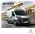 BOXER Prijzen & Specificaties. Per