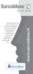 Sarcoïdose.  & de huid. Sarcoïdose van de huid komt bij 20 tot 35% van alle sarcoïdosepatiënten voor. Soms is een huidaandoening