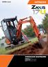 HYDRAULISCHE GRAAFMACHINE. ZAXIS-2-serie