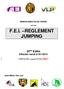 F.E.I. REGLEMENT JUMPING