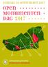 zondag 10 september 2017 Open Monumenten Dag 2017