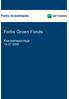 Fortis Investments. Fortis Groen Fonds. Kwartaalrapportage