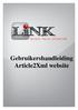 Gebruikershandleiding Article2Xml website