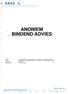 ANONIEM BINDEND ADVIES