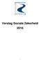 Verslag Sociale Zekerheid 2016