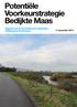 Potentiële Voorkeurstrategie Bedijkte Maas. Regioproces Noord-Brabant en Gelderland Deltaprogramma Rivieren 17 december 2013