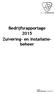 Bedrijfsrapportage 2015 Zuivering- en Installatiebeheer