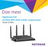 Doe meer. Nighthawk X4S AC2600 WiFi VDSL2/ADSL modemrouter. Model D7800