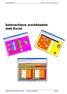 Interactieve werkbladen met Excel