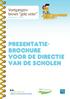 Voetgangersbrevet gele veter. (kinderen van 5 tot 8 jaar) Presentatie brochure voor de directie van de scholen