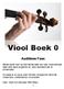 Viool Boek 0. Auditieve Fase