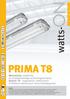 PRIMA T8 Waterdichte, Ballast: T8 Gebruik: