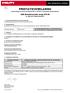 PRESTATIEVERKLARING. volgens bijlage III van de verordening (EU) nr. 305/2011 (Verordening bouwproducten) Hilti Brandwerende wrap CFS-W