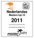 Nederlandse Masters top 10