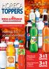TOPPERS HORECA 3+1. Heerlijk fris zomervoordeel! GRATIS.  Pepsi, Sisi, 7-up of Crystal Clear Alle smaken in 50 cl PET-flessen