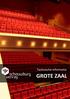 Technische informatie GROTE ZAAL