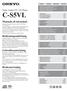 C-S5VL Manuale di istruzioni