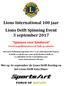 Lions International 100 jaar Lions Delft Spinning Event 3 september 2017