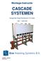 Montage-Instructie CASCADE SYSTEMEN. Hangende Hoog Rendement CV ketel kw. Eco Heating Systems B.V. VERSIE 06/2010 E