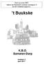 Stem op onze KBO tijdens de Rabobank-clubkas-campagne.!!! Zie de middelste pagina s. t Buukske. K.B.O. Someren-Dorp