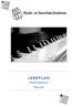 LEERPLAN. Piano/Keyboard. Pop/Jazz