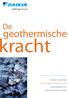geothermische racht DAIKIN ALTHERMA GEOTHERMIE WARMTEPOMP VERWARMING EN SANITAIR WARM WATER