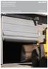 Productdatablad Verticale vouwpoort Megadoor VL3110FCS. ASSA ABLOY Entrance Systems