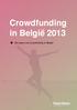 Crowdfunding in België De status van crowdfunding in België