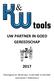 UW PARTNER IN GOED GEREEDSCHAP