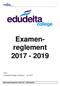 Examenreglement EDU Examenreglement vmbo definitief
