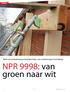 Witte versie Nederlandse Praktijkrichtlijn over aardbevingen beschikbaar. NPR 9998: van groen naar wit
