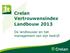 Crelan Vertrouwensindex Landbouw 2013