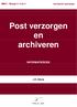 Post verzorgen en archiveren