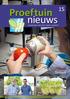 Proef tuin nieuws. Thema Tomaat. Glas. Wissel van de wacht. Tweewekelijks vakblad Turnhout P Jaargang 27 8 september 2017