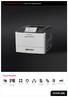 Topprestaties. Lexmark M5100 serie zwart-wit laserprinters. Extra USB-poort. Zwart-wit 10,9 cm of 17,8 cm kleuren touchscreen.