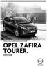 CONSUMENTENPRIJSLIJST OPEL ZAFIRA TOURER.