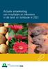 Actuele ontwikkeling van resultaten en inkomens in de land- en tuinbouw in 2011