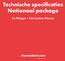 Technische specificaties Nationaal package
