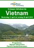 19-daagse vtbkultuur-trip. Vietnam. Woensdag 11 april tot zondag 29 april 2018