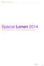 RSW SPECIAL LONEN Special Lonen 2014 INFORMATIE VOOR WERKGEVERS