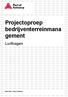 Projectoproep bedrijventerreinmana gement