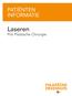 PATIËNTEN INFORMATIE. Laseren. Poli Plastische Chirurgie