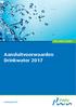 Aansluitvoorwaarden Drinkwater 2017