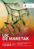 PROGRAMMA FOLDER J L. LOKAAL DIENSTENCENTRUM DE MARETAK Albrechtlaan 119A, 9300 Aalst Tel